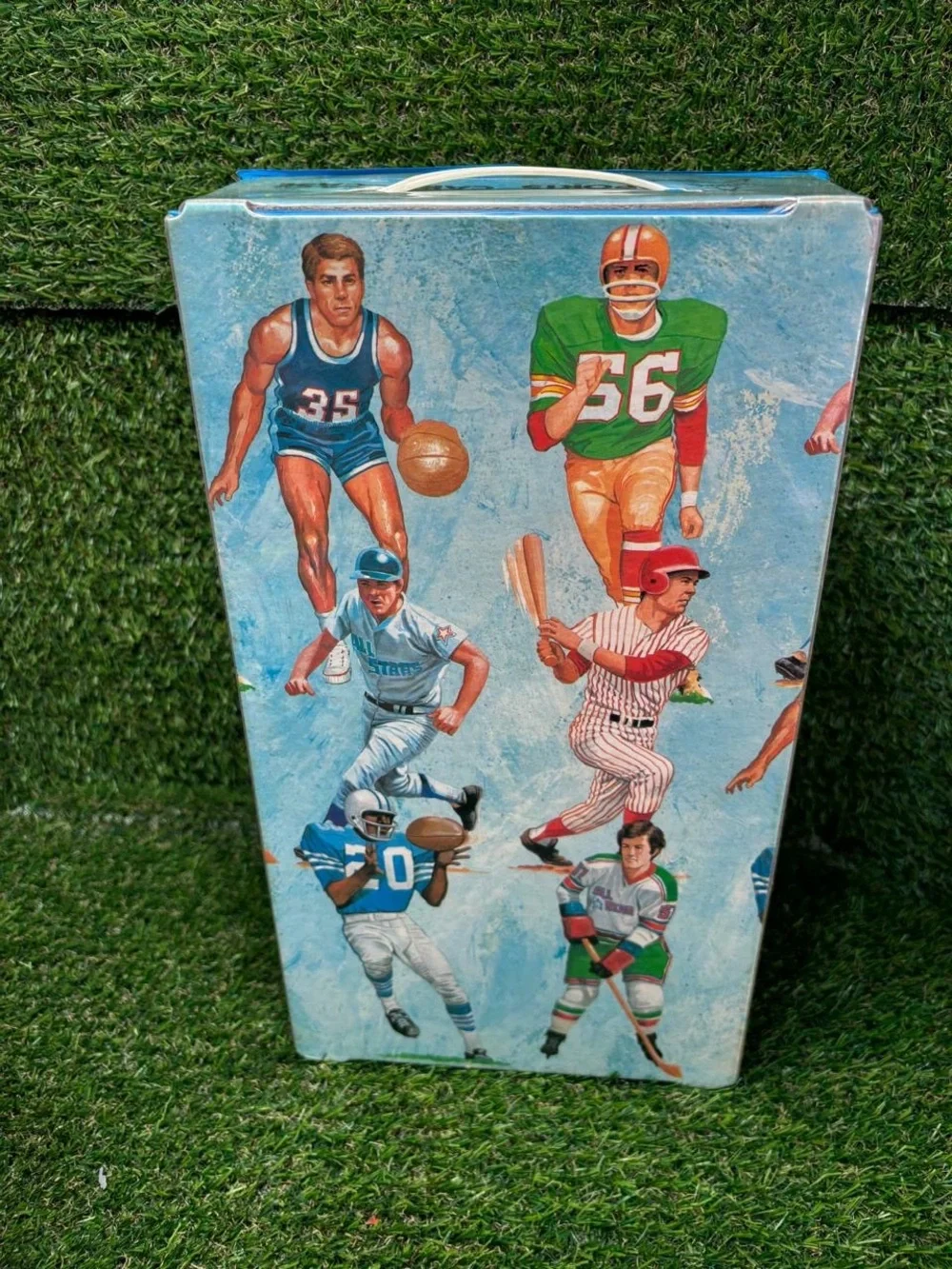 Vintage Sports All Stars 30 Cassette Tape Carrying Case Holder Vinyl Storage Box - Picture 6 of 8